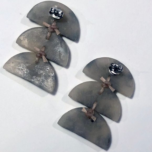 MODERN CLAY “Sloan” Polymer Clay Leopard Earrings - Picture 5 of 7